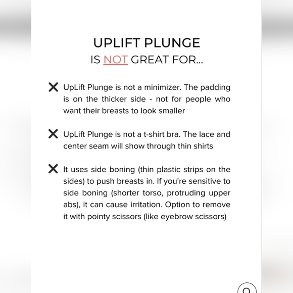 The UpLift Wireless Plunge Lace Bra - Picture 6 of 8